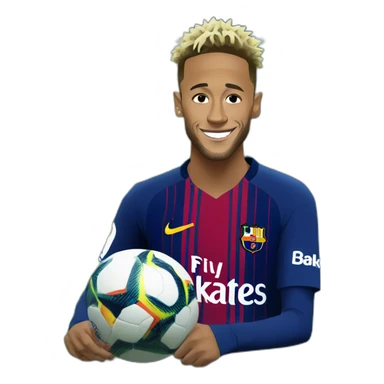 neymar on the groung sticker