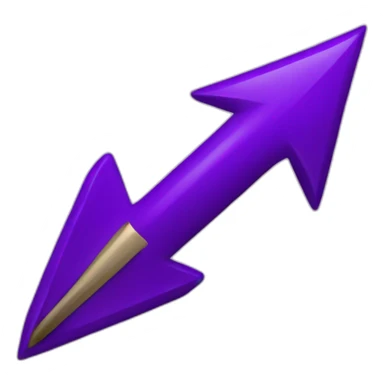 Purple Arrow sticker