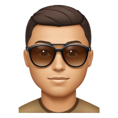 Ronaldo with sunglass sticker