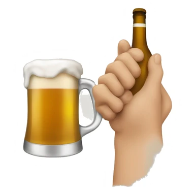 Ma chaussette qui tient une biere dans la main sticker