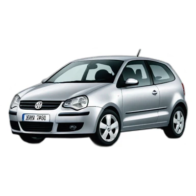 VW polo silber 2005 sticker