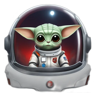 zombie michael jackson in thriller as baby yoda unicorn driving a red ferrary in an astronaut suit sticker