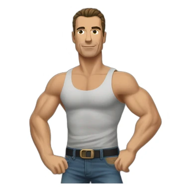 jean caude van damme sticker