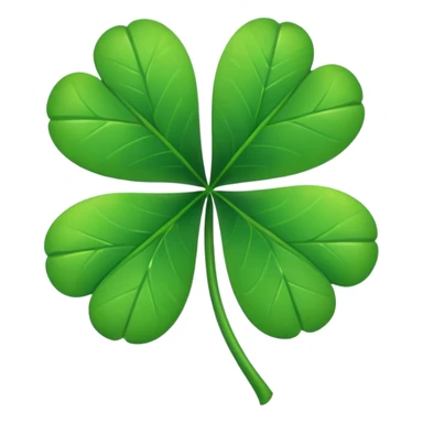 Five leaf clover sticker