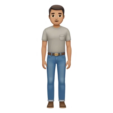 Naked man full body dad. Od sticker