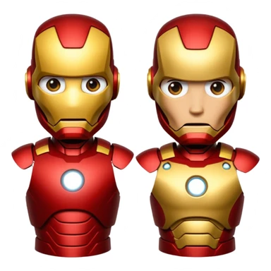 create an ironman emoji sticker
