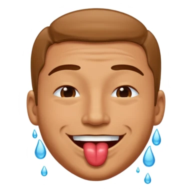 Hombre se les hace agua la boca sticker