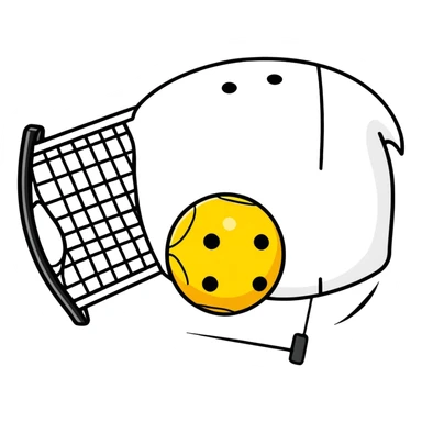 Pickleball sticker