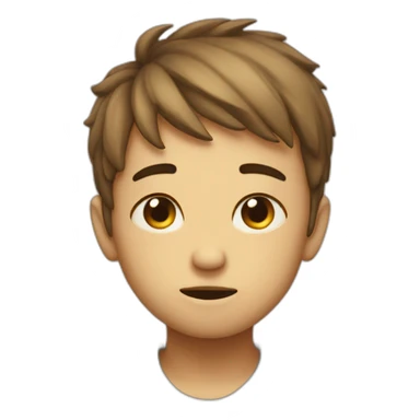 Sad love smile sticker