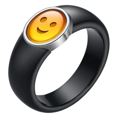 oura ring shaped like an O sticker