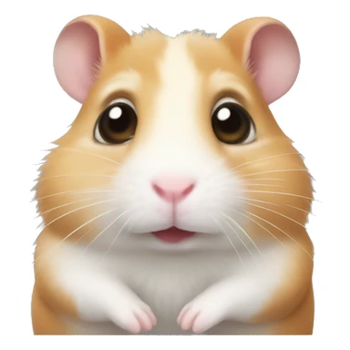 Hamster with doe eyes sticker