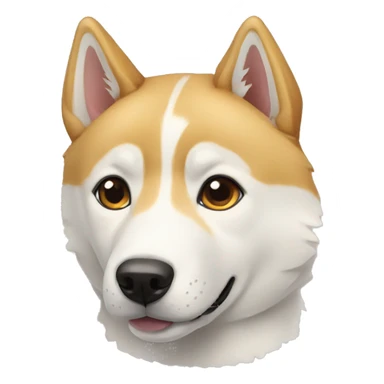 Jindo dog husky dog sticker