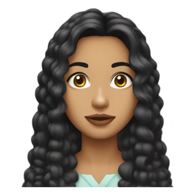 Alexandra pelo recortado ambos lados sticker