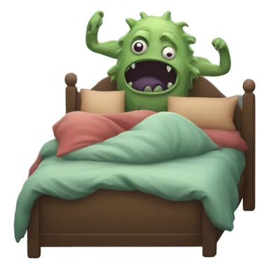 Monster that sleeps sticker