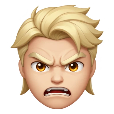 angry emoji of another Mobile Legends: Bang Bang hero, fierce look, inspired by the game sticker