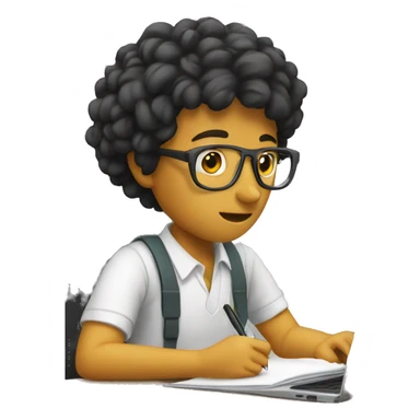 disciplinary student writing sticker