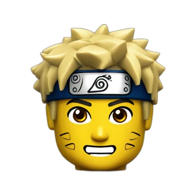 Naruto x Lego sticker
