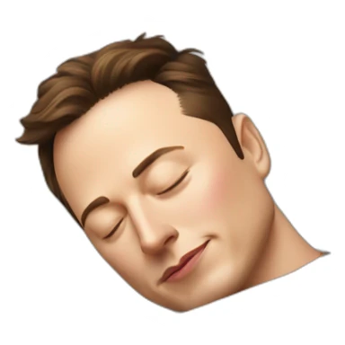 Elon musk sleeping sticker