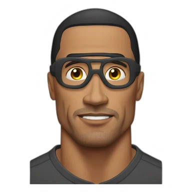 Dwayne Johnson Actor anxiety sticker