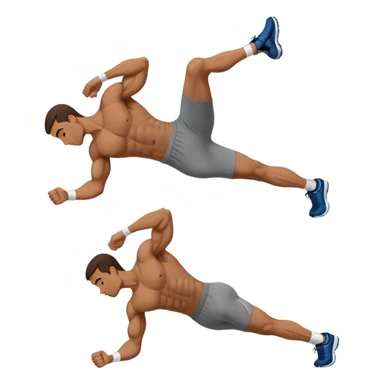 side-view of guy doing decline-crunches sticker