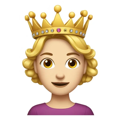 Anna pressman with a crown  sticker