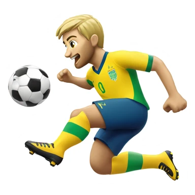 Maxwell scoring a goal at World Cup sticker