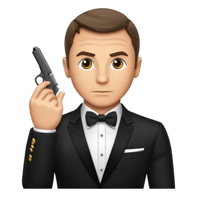 James bond sticker