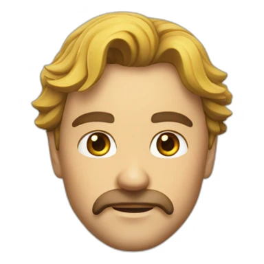 Visage de Arthur série kaamelott sticker