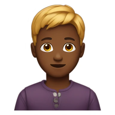 boy in barberry clothes sticker