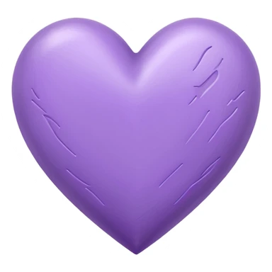 purple heart drwan by pencil on sheet of paper sticker