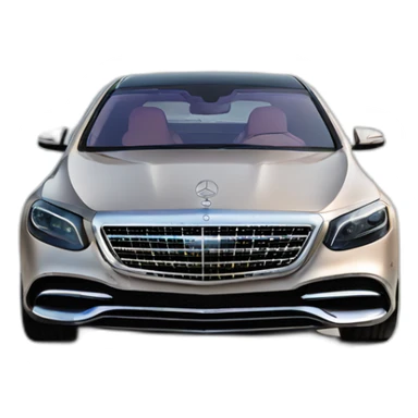 Mercedes maybach 2022 front side view sticker