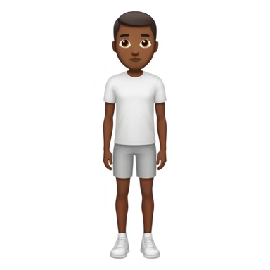 Black man with skinny legs sticker