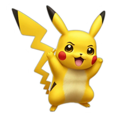 Pikachu qui fait un pouce sticker