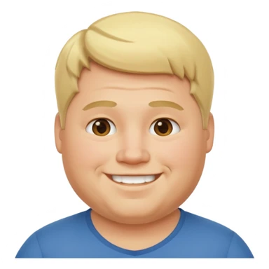 fais le blond gros sans muscle sticker