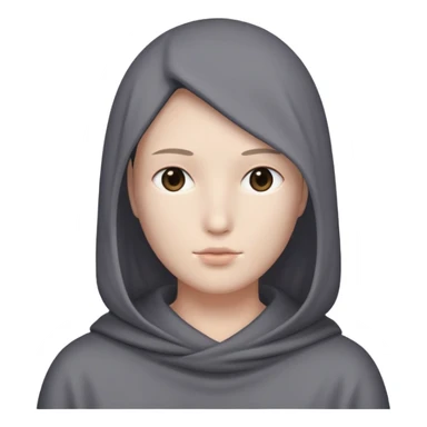 noface no gender yüzü tamamen açık gerçekçi ve gri sticker