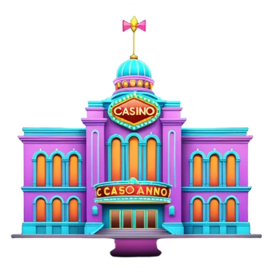 casino buildings sticker