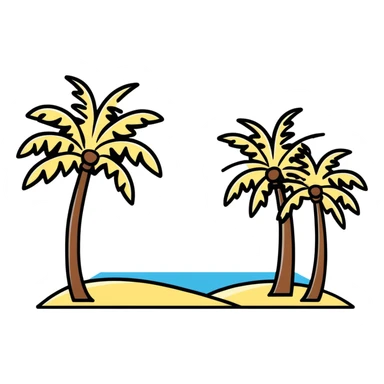 ball with Sochi palm trees and Black Sea sticker