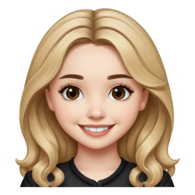 Sabrina carpenter smiling sticker
