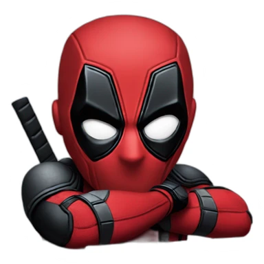 Deadpool at the PC computer sticker