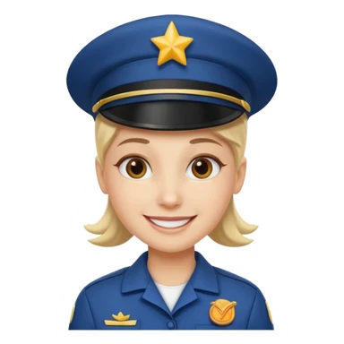 white fast food employee in uniform sticker