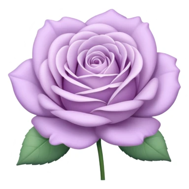 Mini Pastel Lavender rose  sticker
