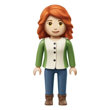 playmobil-femme-rousse-gaie sticker
