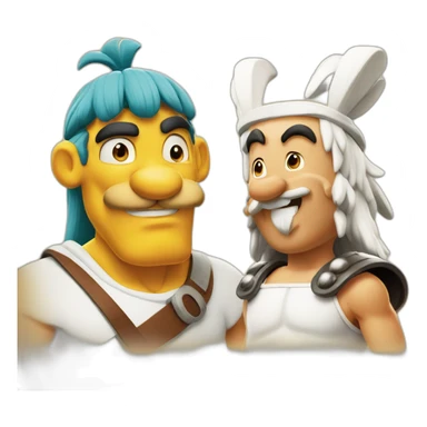asterix and obelix sticker