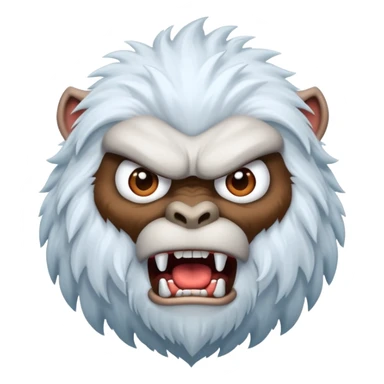 Angry yeti sticker