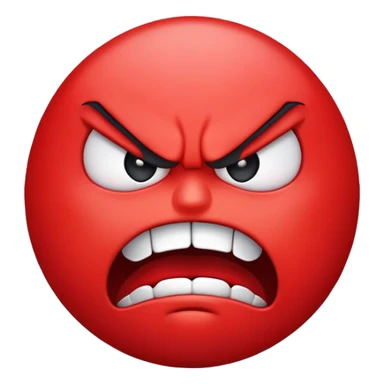 Really angry emoji sticker