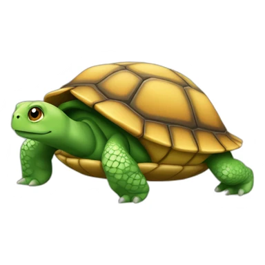 Paresseux sur une tortue sticker