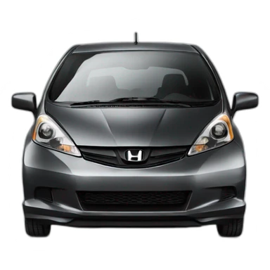 one honda fit black sticker