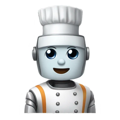 Personal robot chef sticker