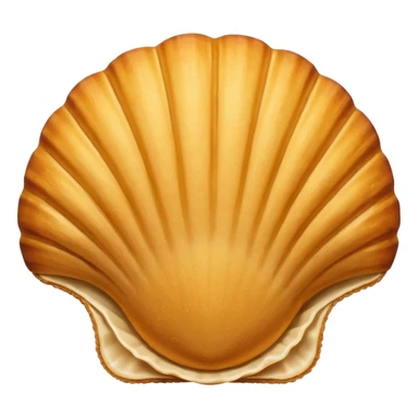 madeleine snack. no under layer bread sticker