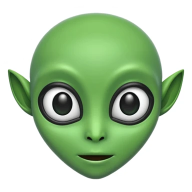 generate an alien emoji sticker